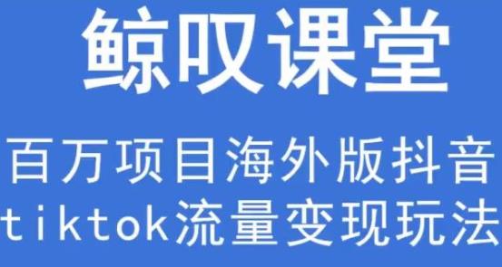 海外版抖音tiktok快速变现秘籍(爆款打造变现渠道及技能)